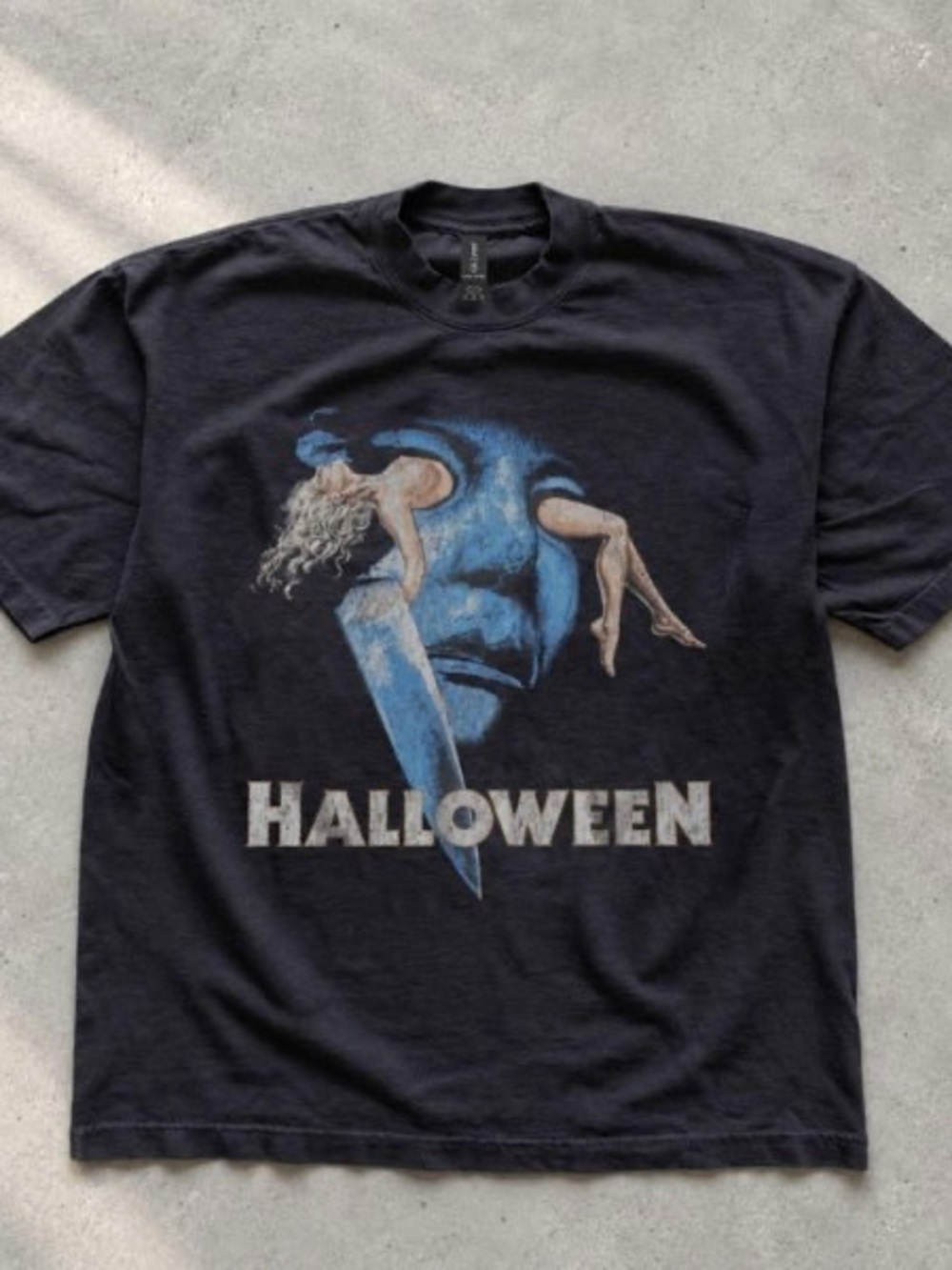 Black Halloween Horror Movie T shirt